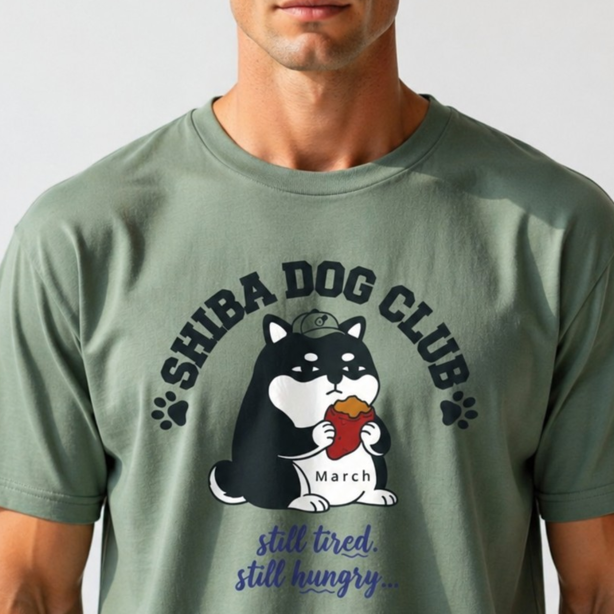 Custom Shiba Dog Club Tee - CALM SHIBA