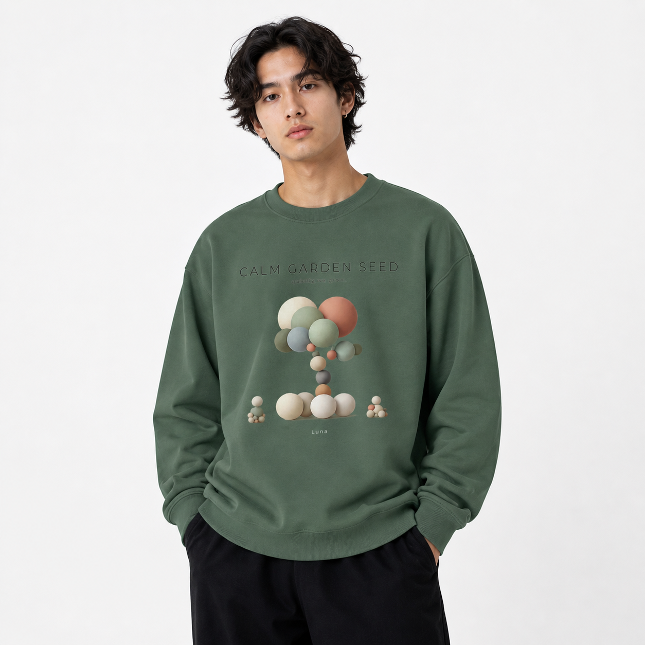 Custom SEED – Calm Garden Sweatshirt