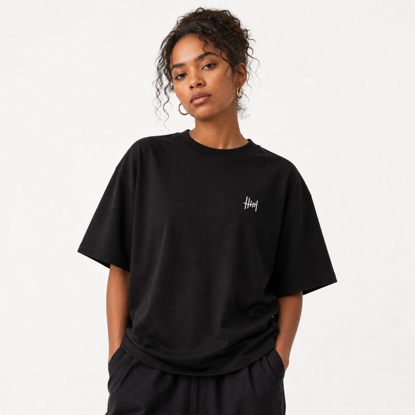 HINATA Logo Unisex Oversized Tee