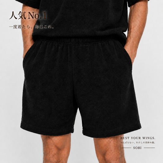 HINACALM Pile Shorts
