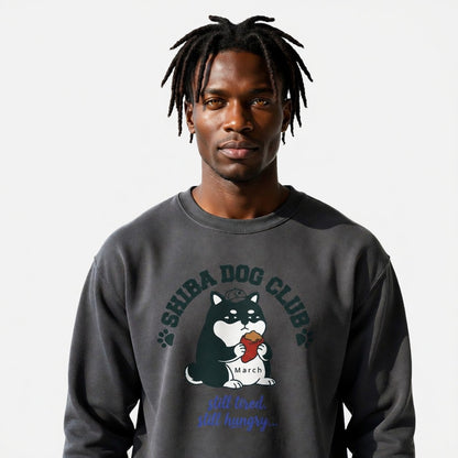 Custom Shiba Dog Club Sweatshirt - CALM SHIBA