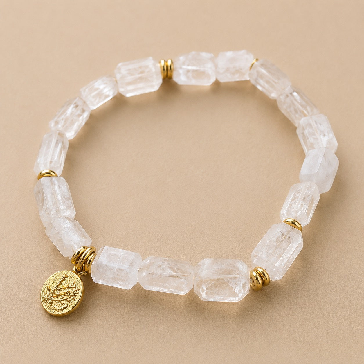 Hermetia × amp japan White Labradorite Bracelet Produced by ANKH