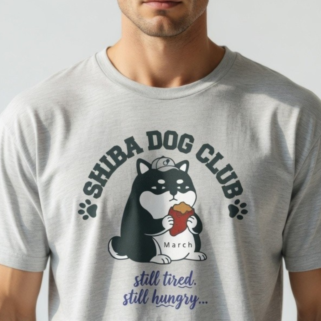 Custom Shiba Dog Club Tee - CALM SHIBA