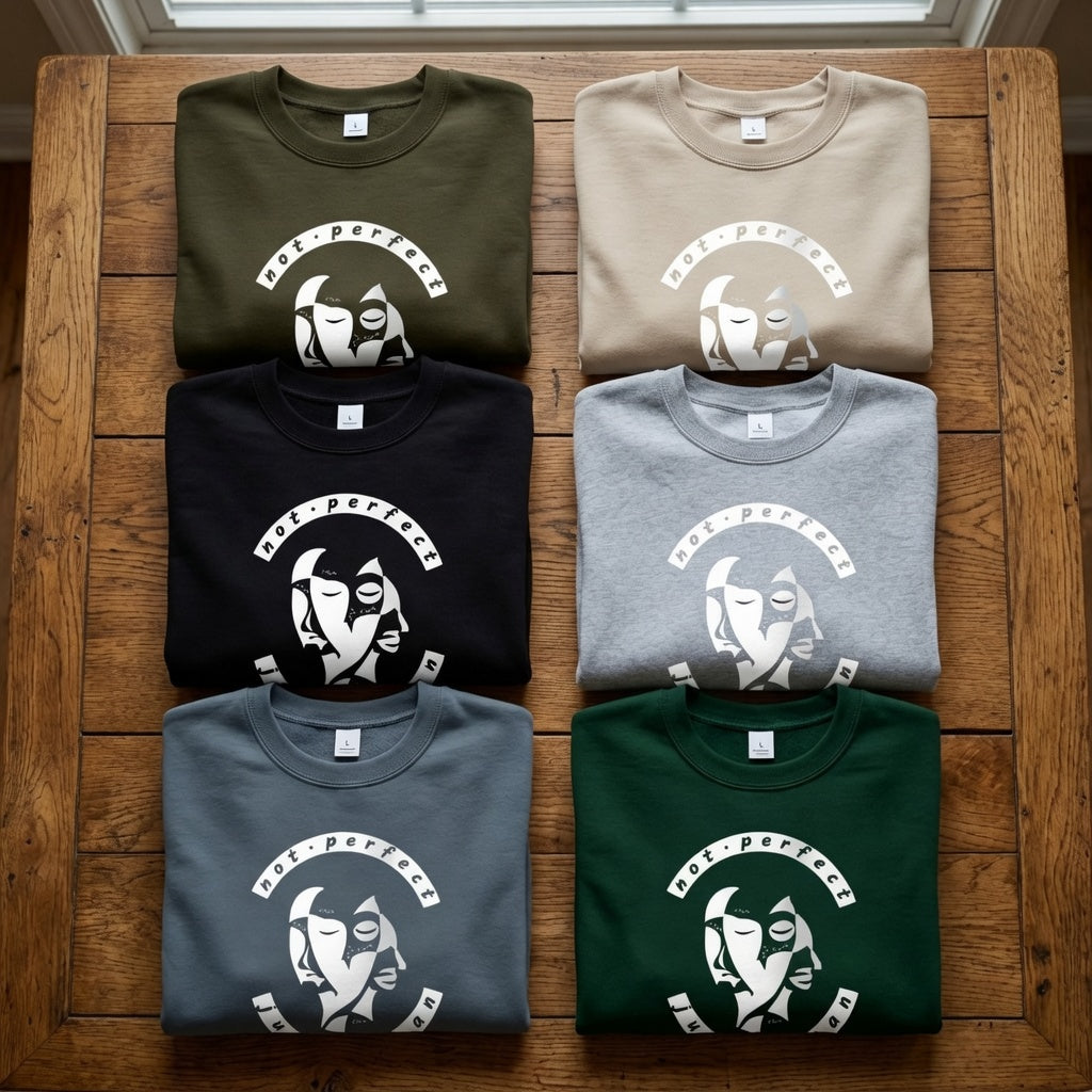 FACE Sweatshirt-CALM HUMAN