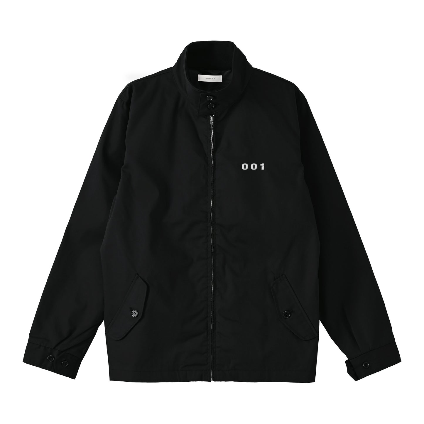 CALM HUMAN 001 – SIGNATURE HARRINGTON JACKET black image