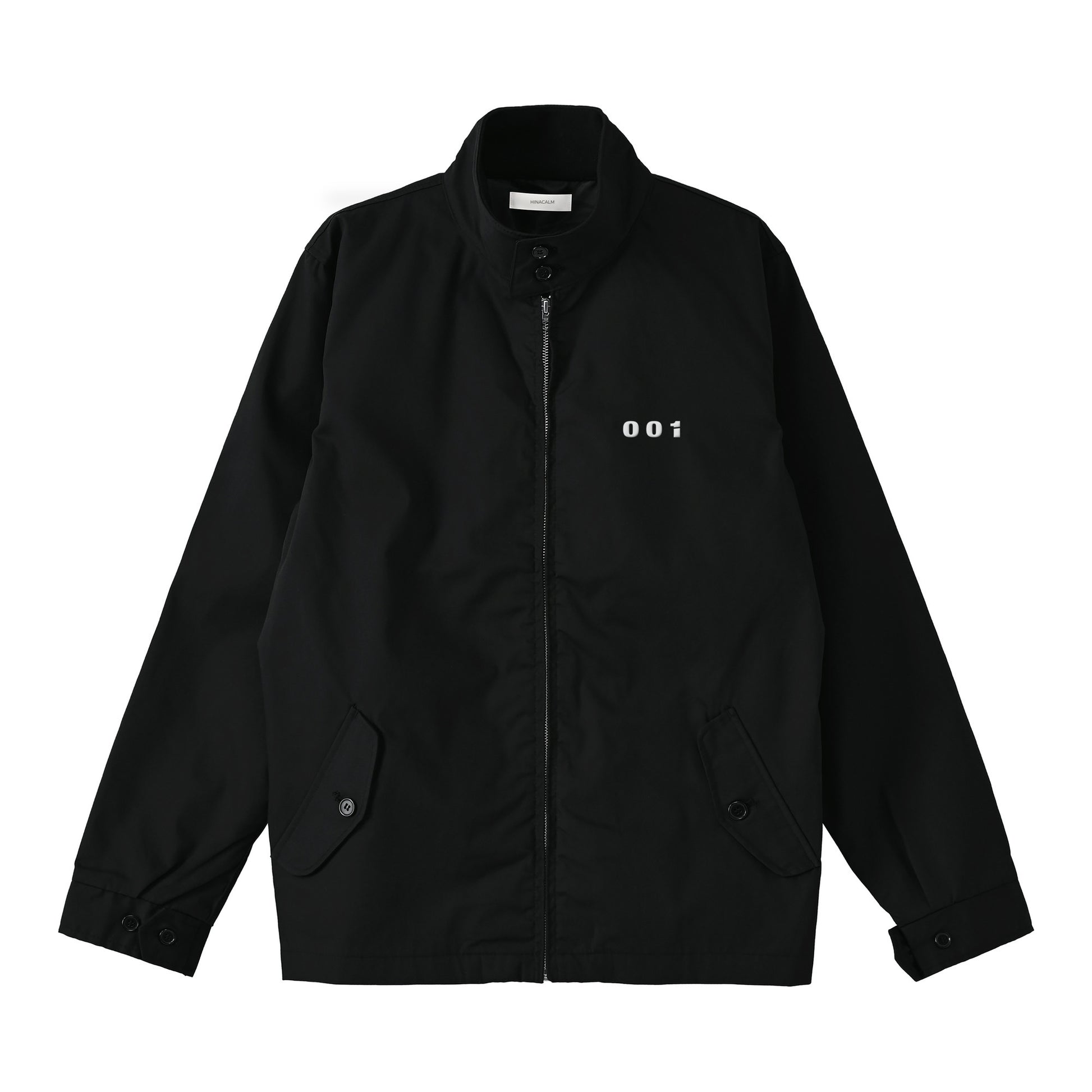 CALM HUMAN 001 – SIGNATURE HARRINGTON JACKET black image