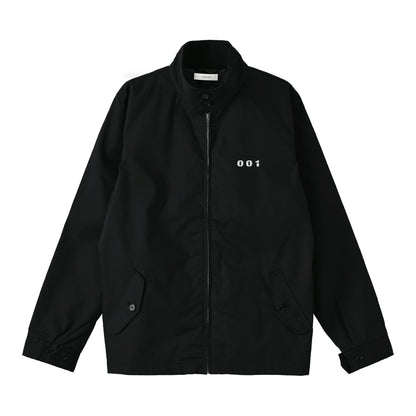 CALM HUMAN 001 – SIGNATURE HARRINGTON JACKET black image